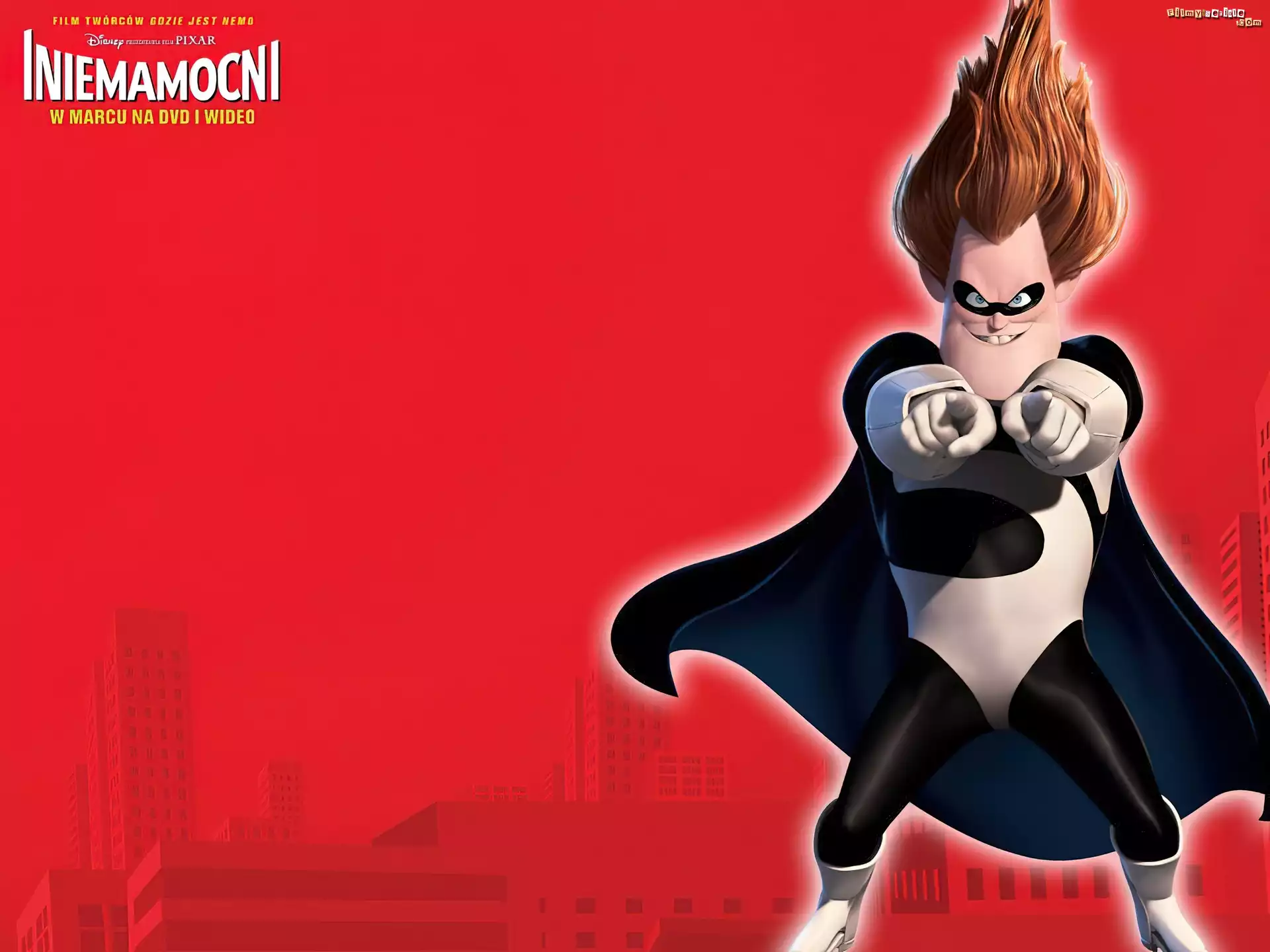 Iniemamocni, The Incredibles, peleryna, fryzura