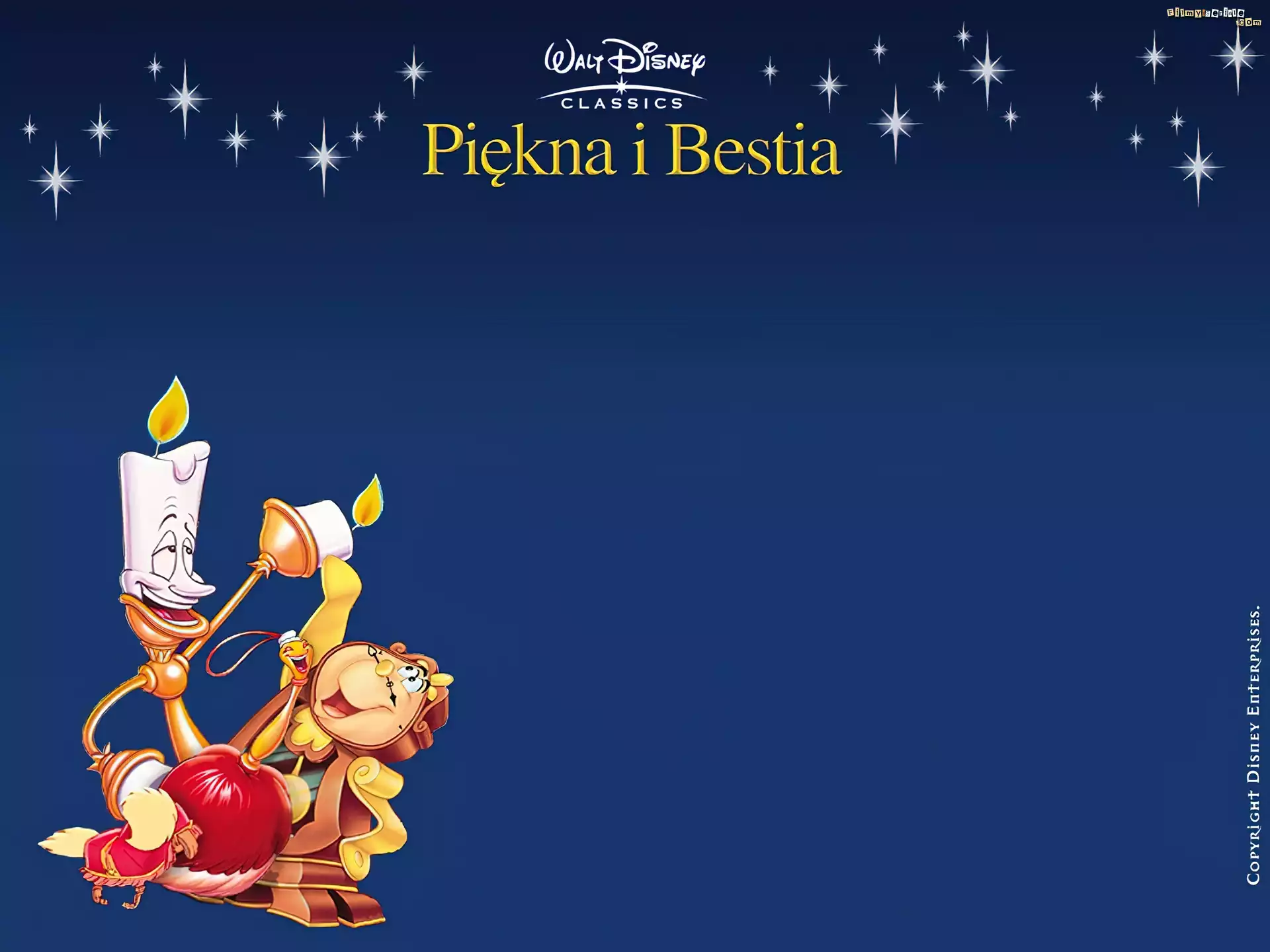 Film animowany, Piękna i Bestia, Beauty and the Beast, świecznik, zegar