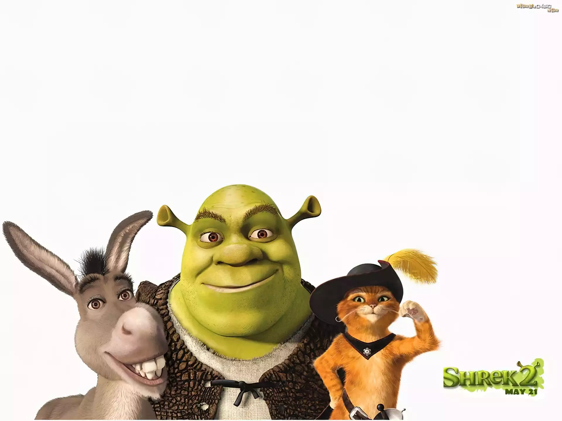 Shrek, osioł, kot, Shrek 2