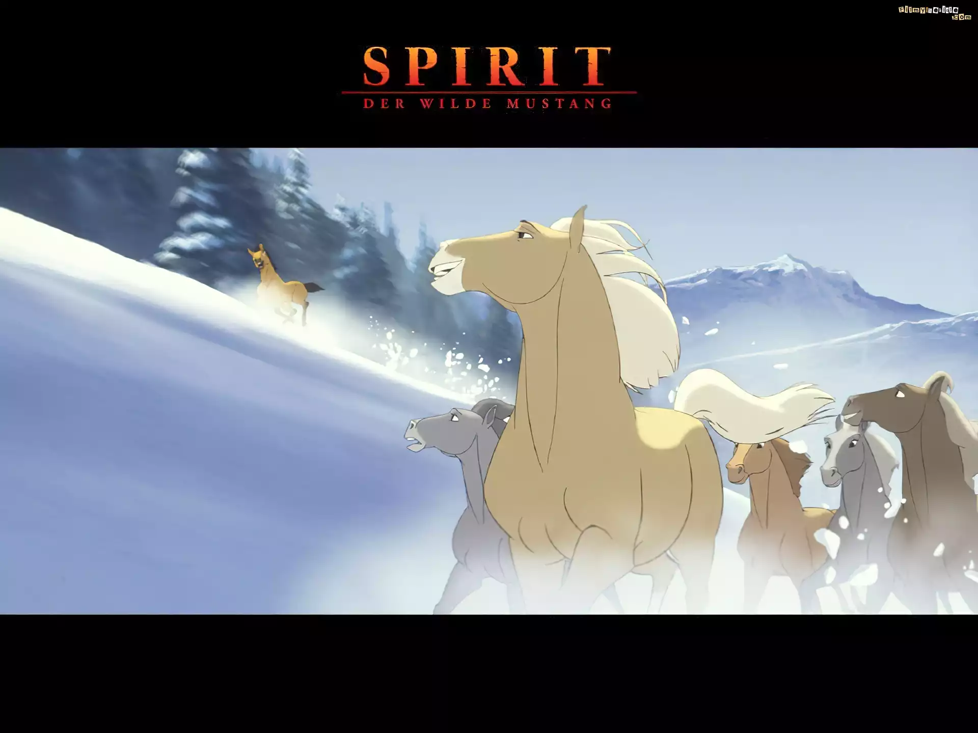 Mustang Z Dzikiej Doliny, Spirit Stallion of the Cimarron, Konie
