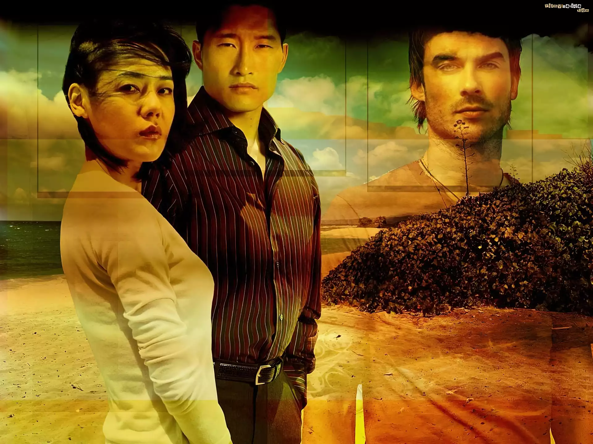 Filmy Lost, Yoon-jin Kim, Daniel Dae Kim, Ian Somerhalder
