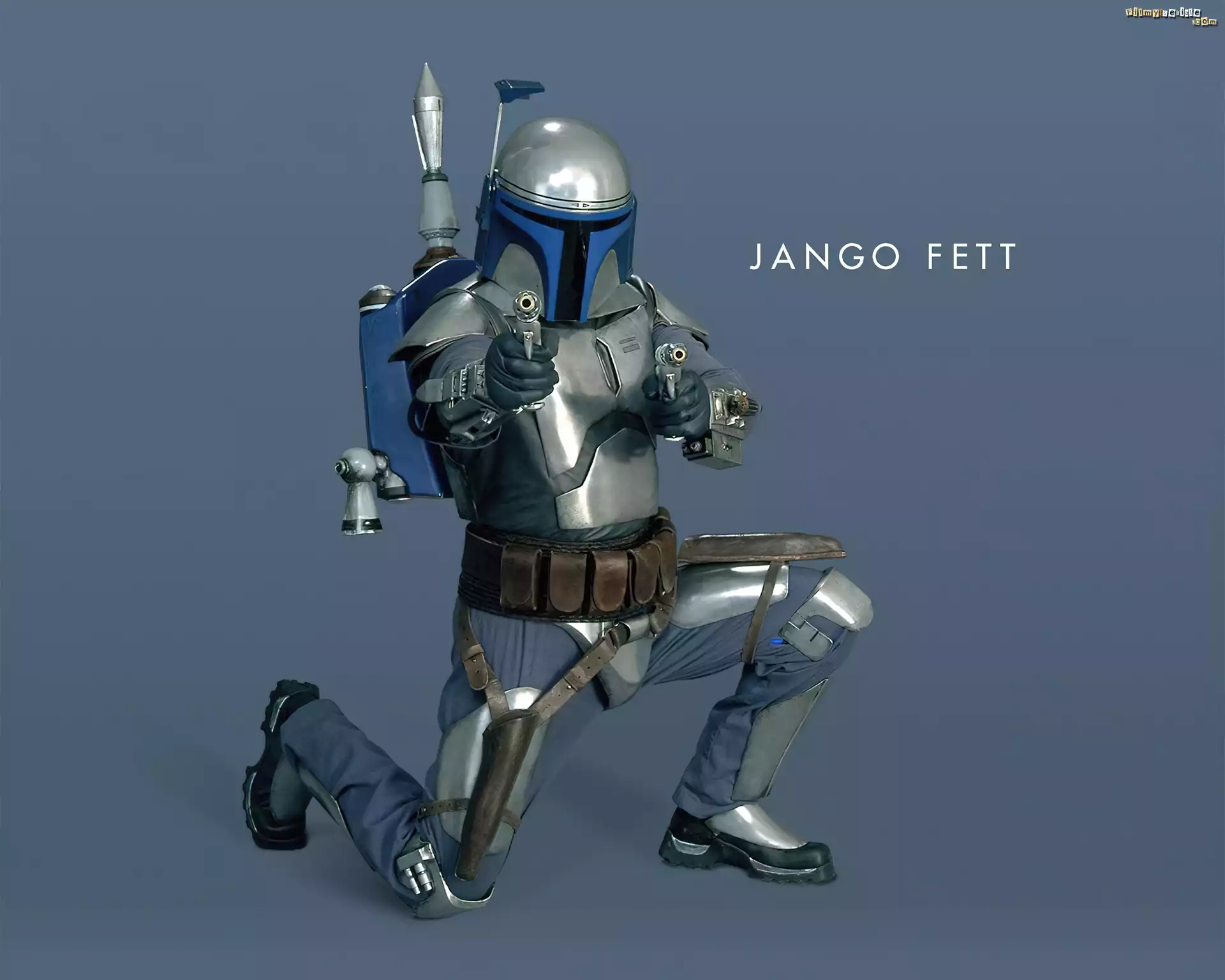 Star Wars, Jango Fett, broń, ochraniacze