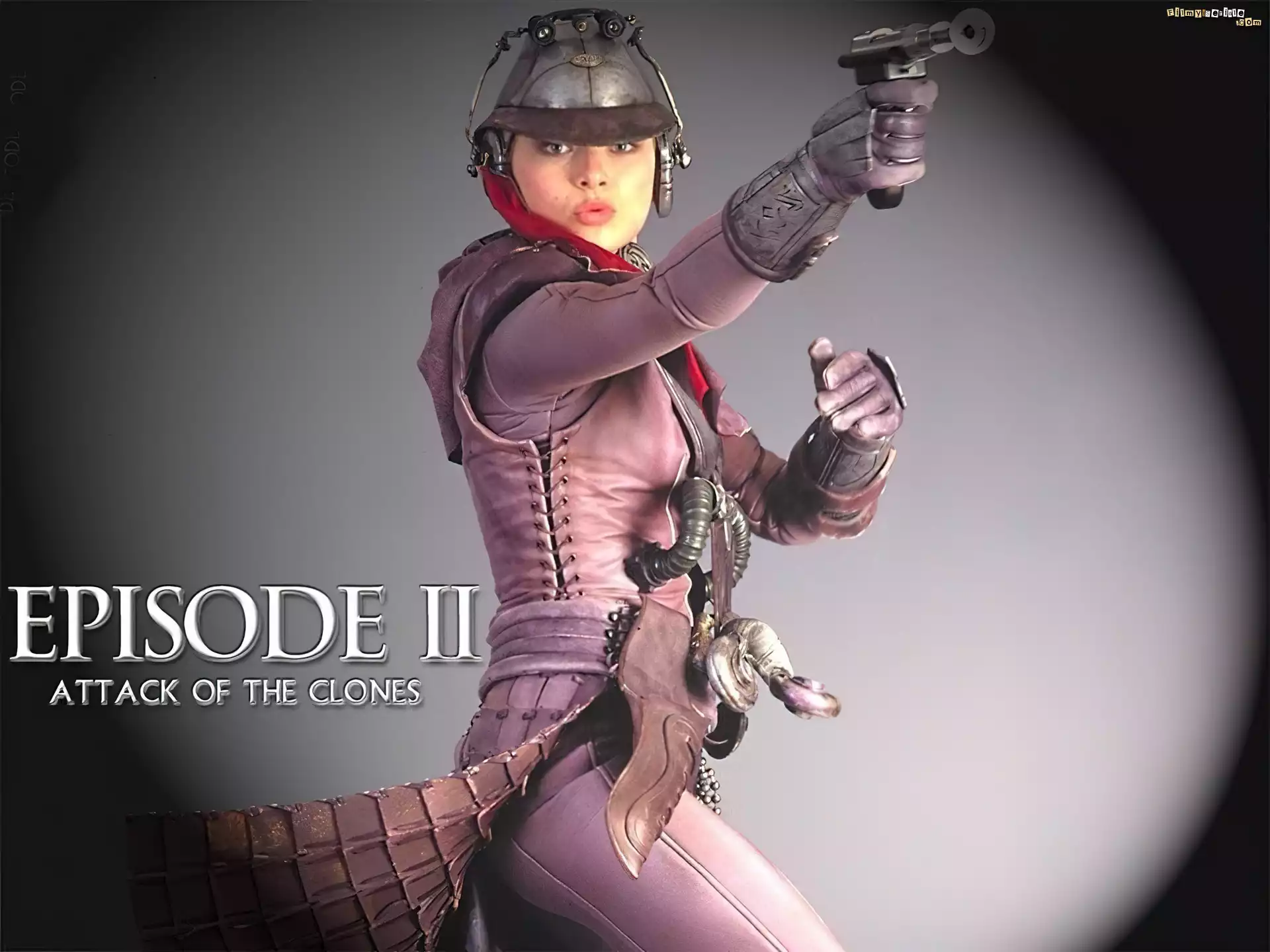 Star Wars, kobieta, kostium, pistolet