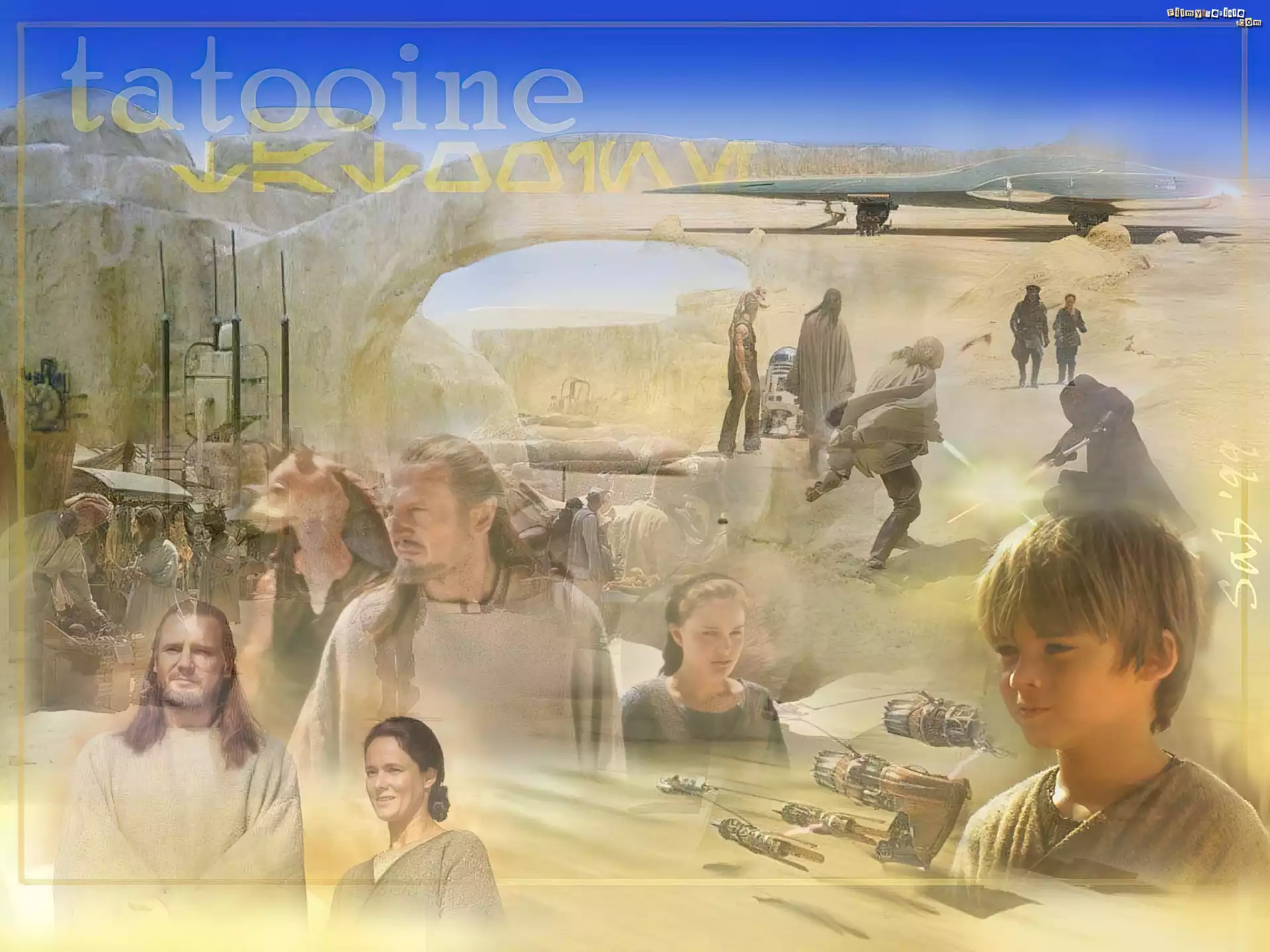 Star Wars, Jake Lloyd, ludzie, pustynia
