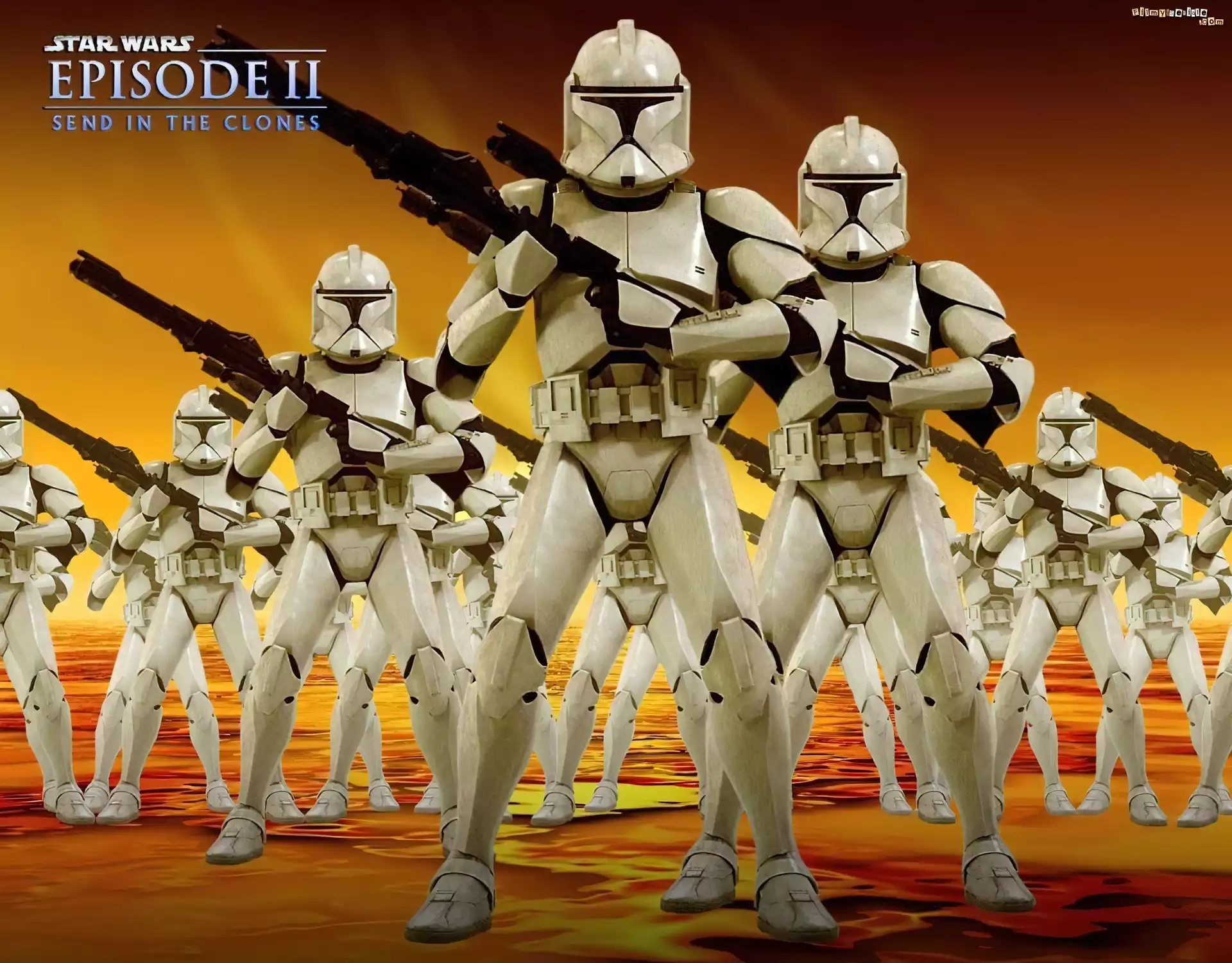 Star Wars, armia, roboty, karabiny
