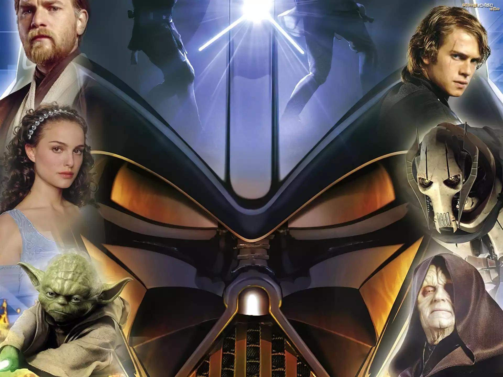 Star Wars, maska, Yoda, postacie