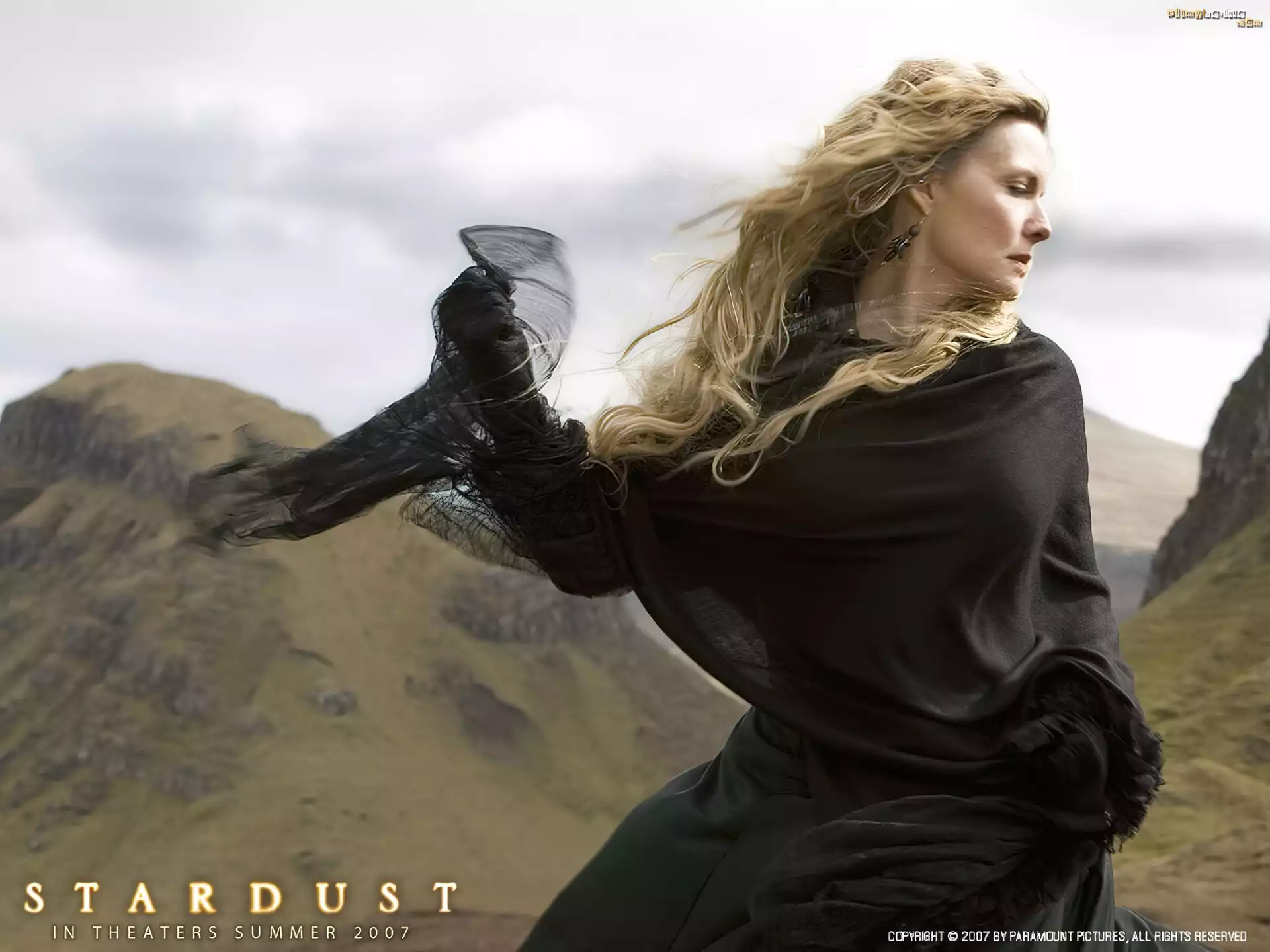 Stardust, Michelle Pfeiffer, góry, chusta