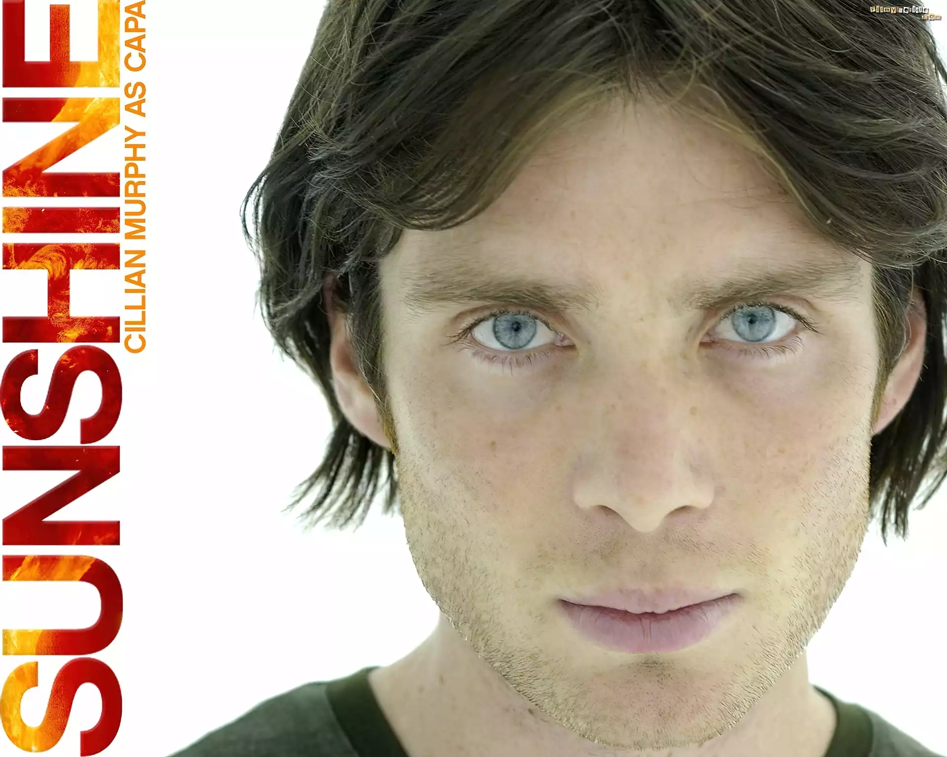 Sunshine, Cillian Murphy, twarz, oczy, napis