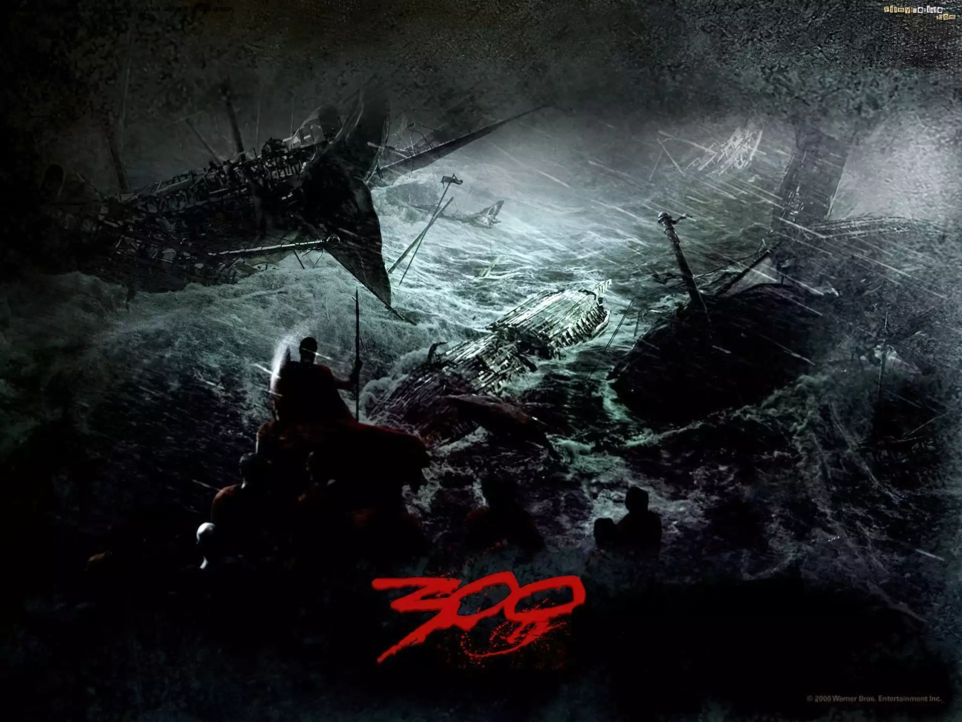 300, sztorm, statki