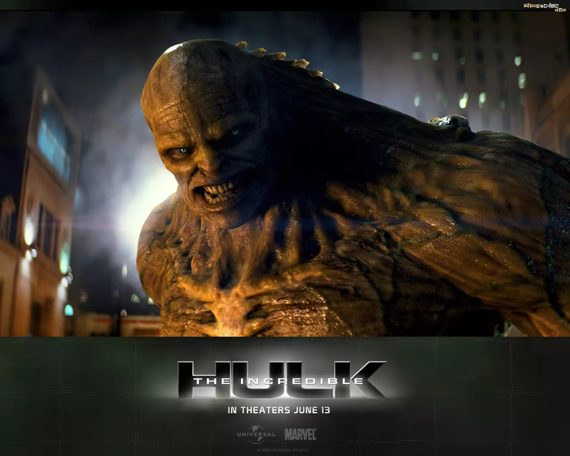 The Incredible Hulk, potwór, miasto