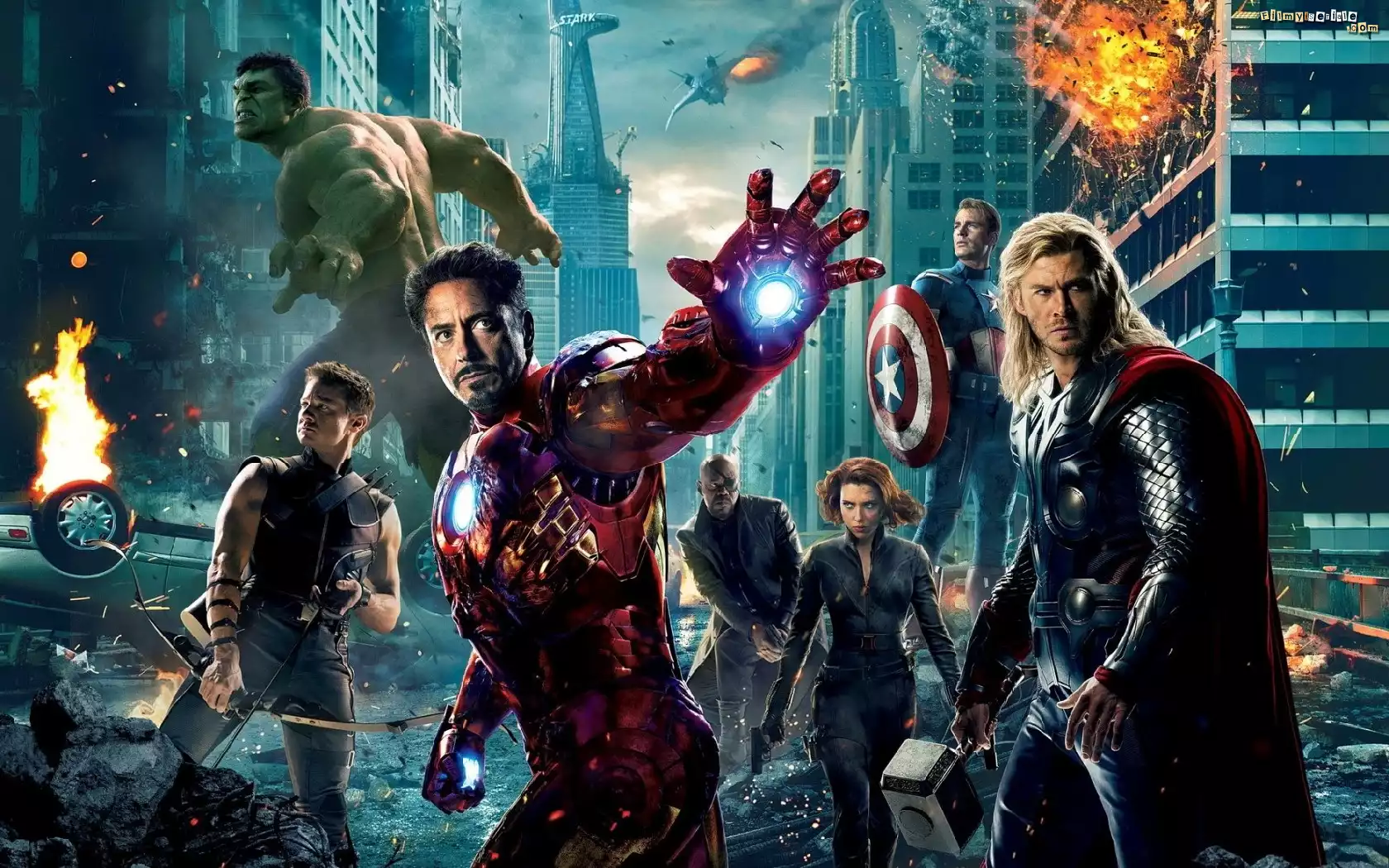 The Avengers, Bohaterowie, Zniszczone, Budynki