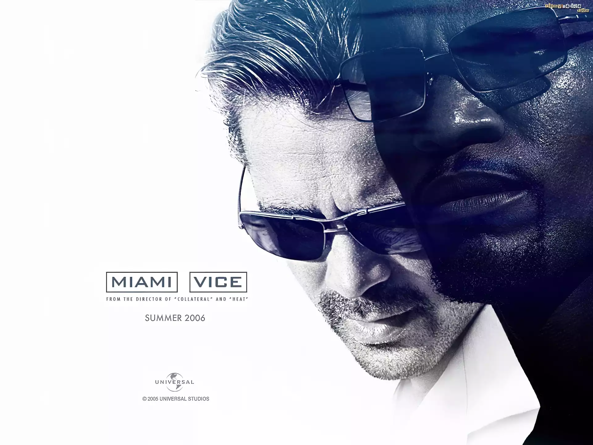 Miami Vice, Jamie Foxx, Colin Farrell, okulary, przeciwsłoneczne