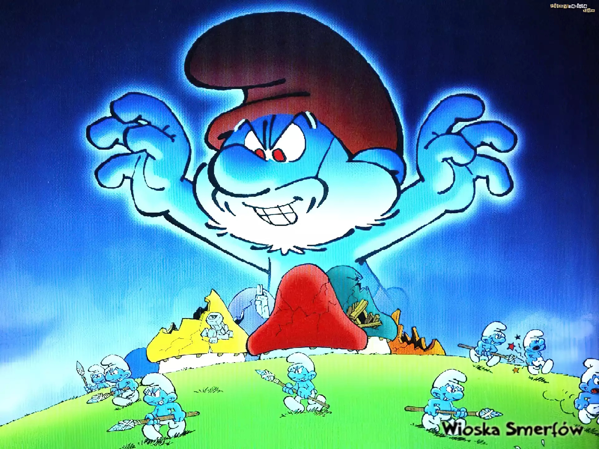 Smerfy, The Smurfs, Wioska, Smerfów, Papa Smerf